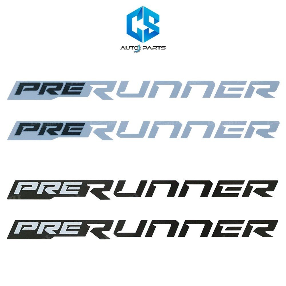 Prerunner Sticker สติ๊กเกอร์ PRERUNNER - TOYOTA REVO ปี20-24 (ติดข้างท้ายกระบะ)