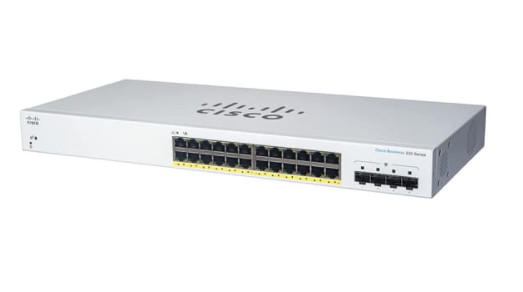 (CBS220-24FP-4X-EU) Switch “Cisco” Business 220 Series 24G PoE+/4SFP+