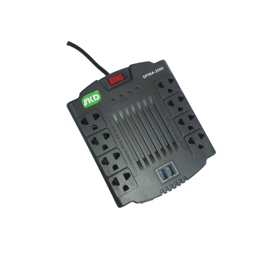 SKD AVR ตัวปรับแรงดันไฟฟ้าอัตโนมัติ 2000VA/1000W รุ่น Spina-2000