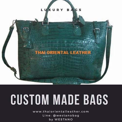 Premium Grade Crocodile Leather Women Handbag Bag Tote Shiny Navy Blue New