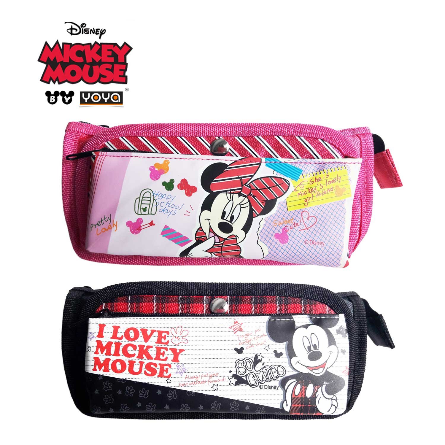 YOYA กระเป๋าดินสอ : Mickey&Friends รุ่น DY7001