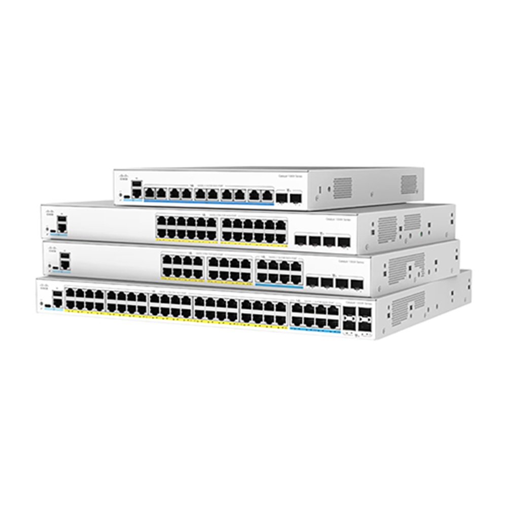 Cisco C1300X-24MU-4X สวิตช์ 24 พอร์ต 2.5G mGig PoE++ 740W