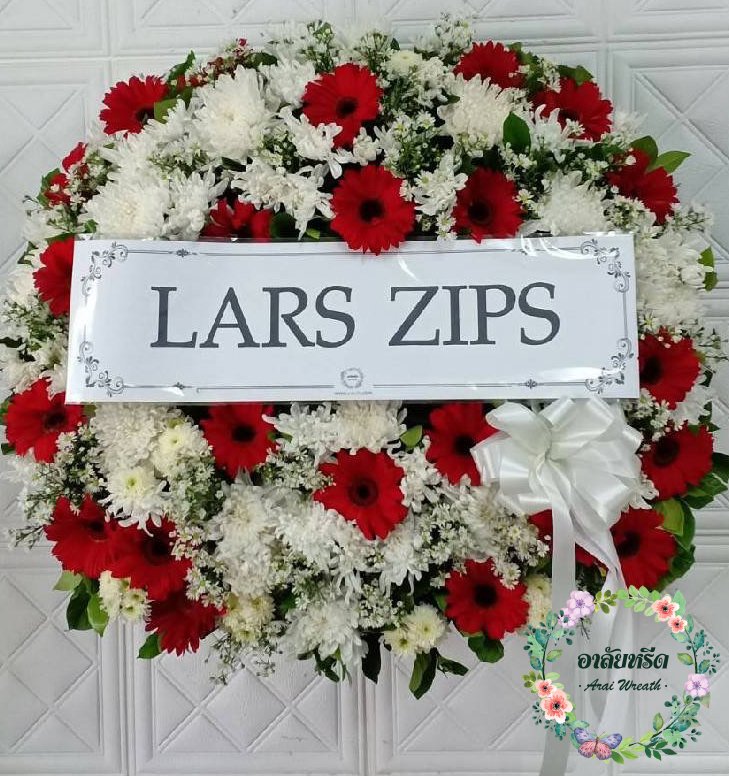 พวงหรีดดอกไม้สด