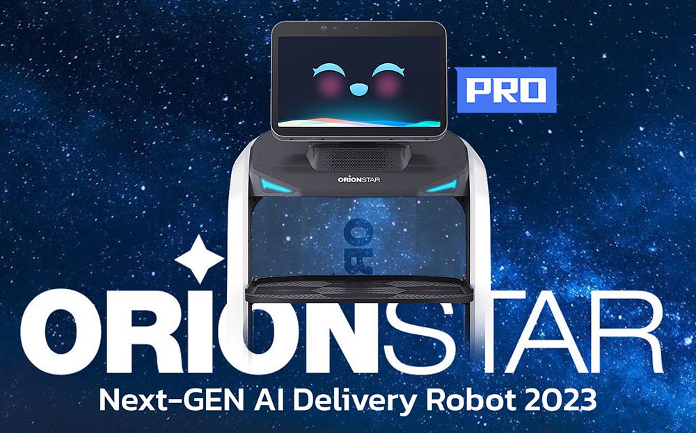 หุ่นยนต์เสิร์ฟอาหาร Orionstar Robot pro