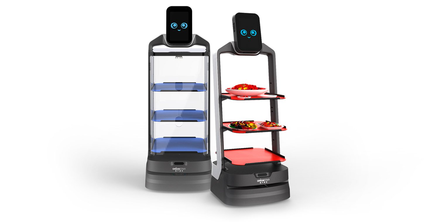 หุ่นยนต์เสิร์ฟอาหาร Orionstar หุ่นยนต์เสิร์ฟอาหาร Orionstar