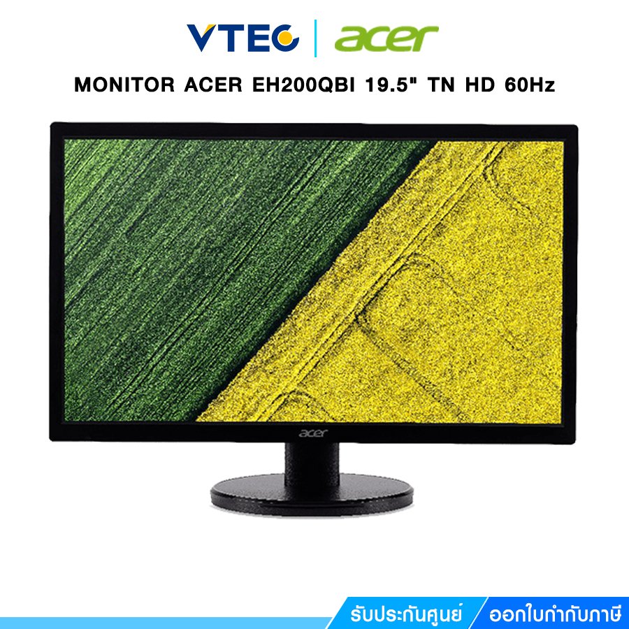 MONITOR (จอมอนิเตอร์) ACER LED 19.5" EH200Qbi (TN Panel)
