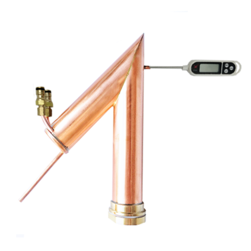 AlcoEngine - Copper Pot Still with hose connectors