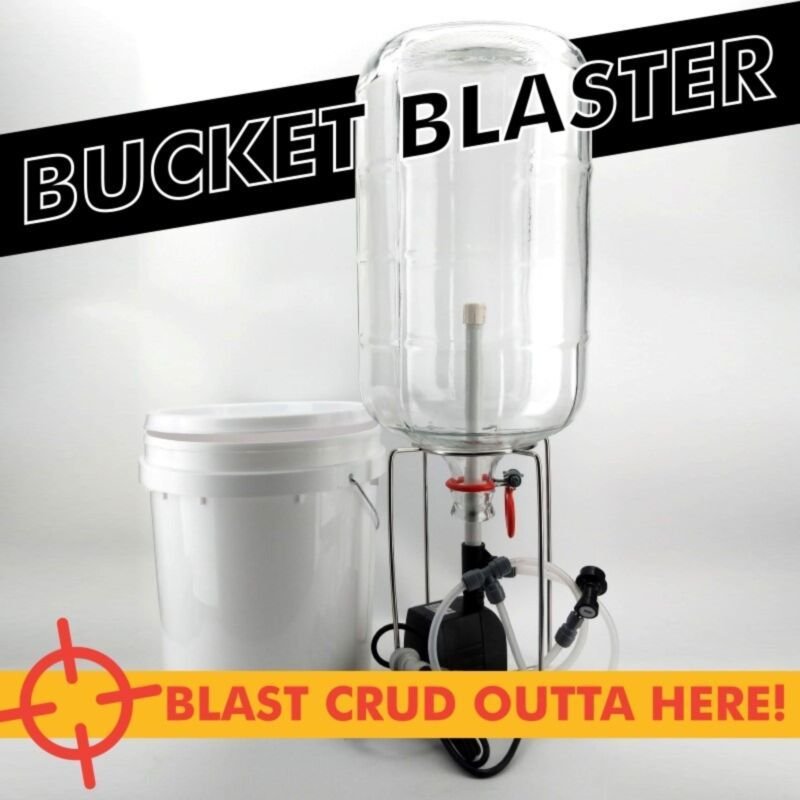 Bucket Blaster Including Ball Lock Disconnects and Tube