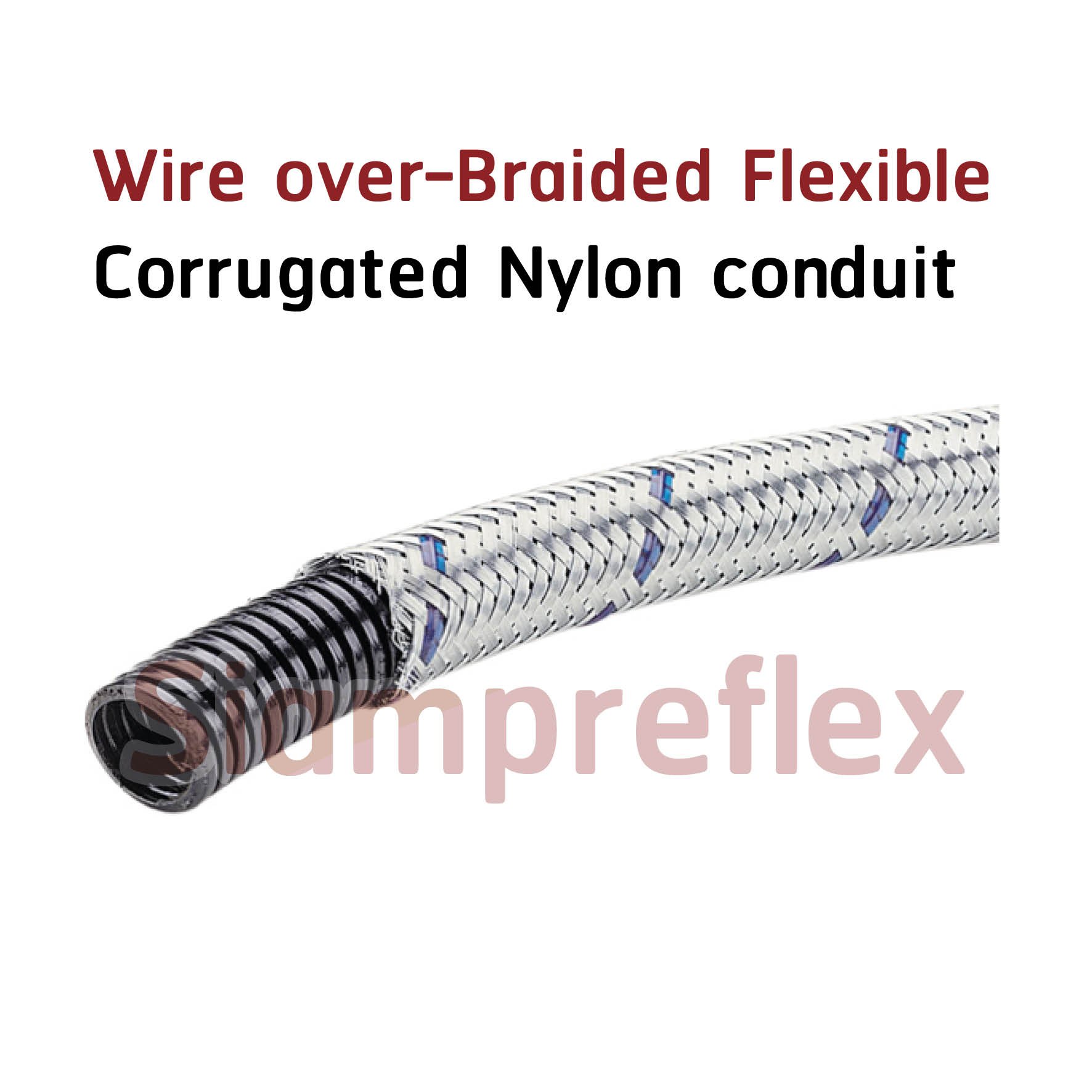 Wire Over Braided Flexible Metal Conduit ( SM70001 )