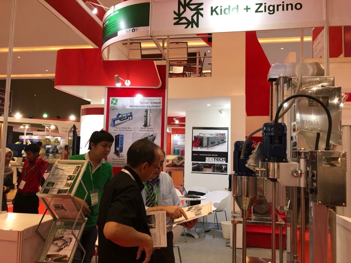 Kidd+Zigrino’s showcased at Indo Intertex 2018 exhibition which took place from 4-7 April 2018