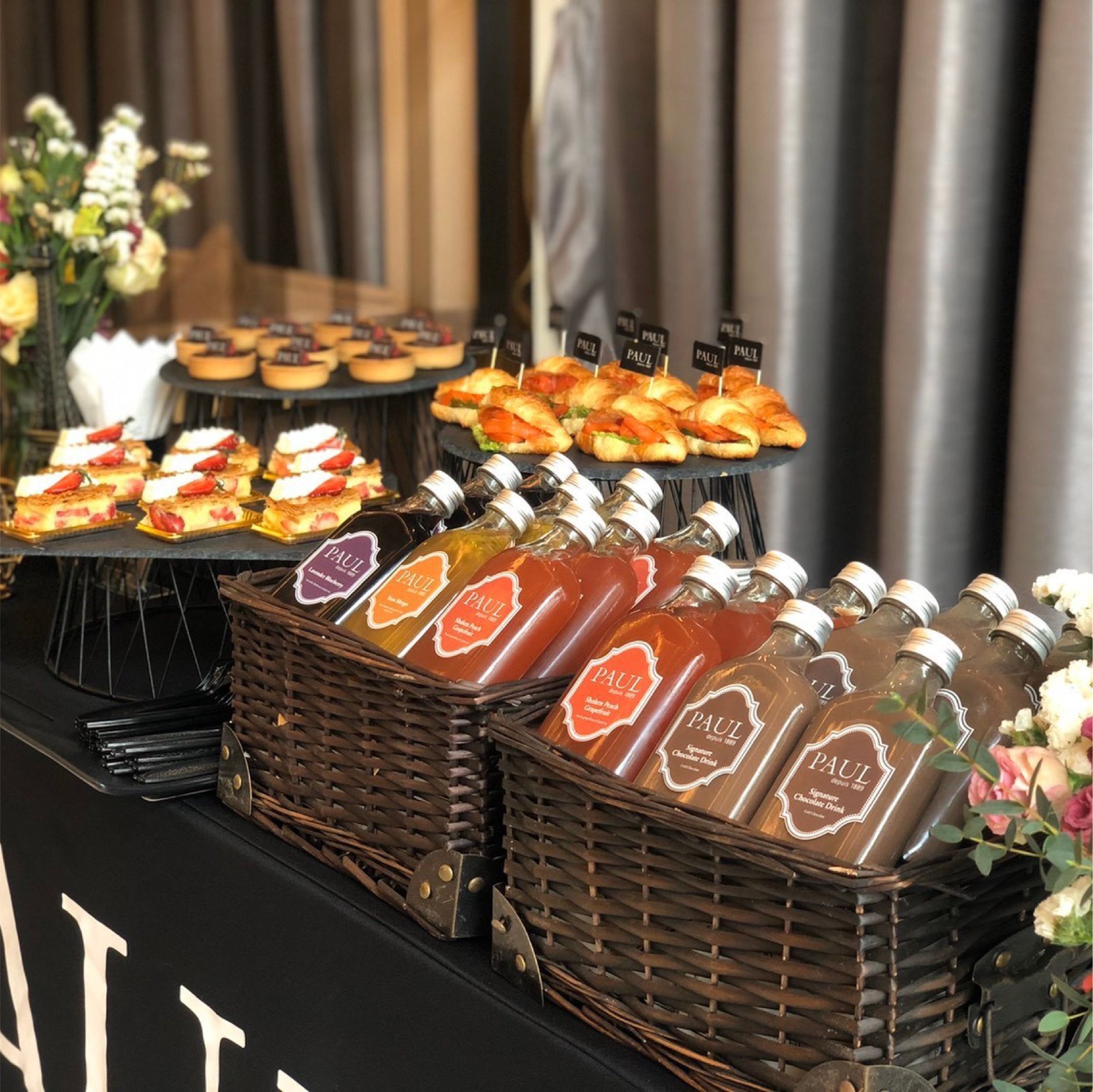 PAUL Catering menu, Snack box, paulthailand