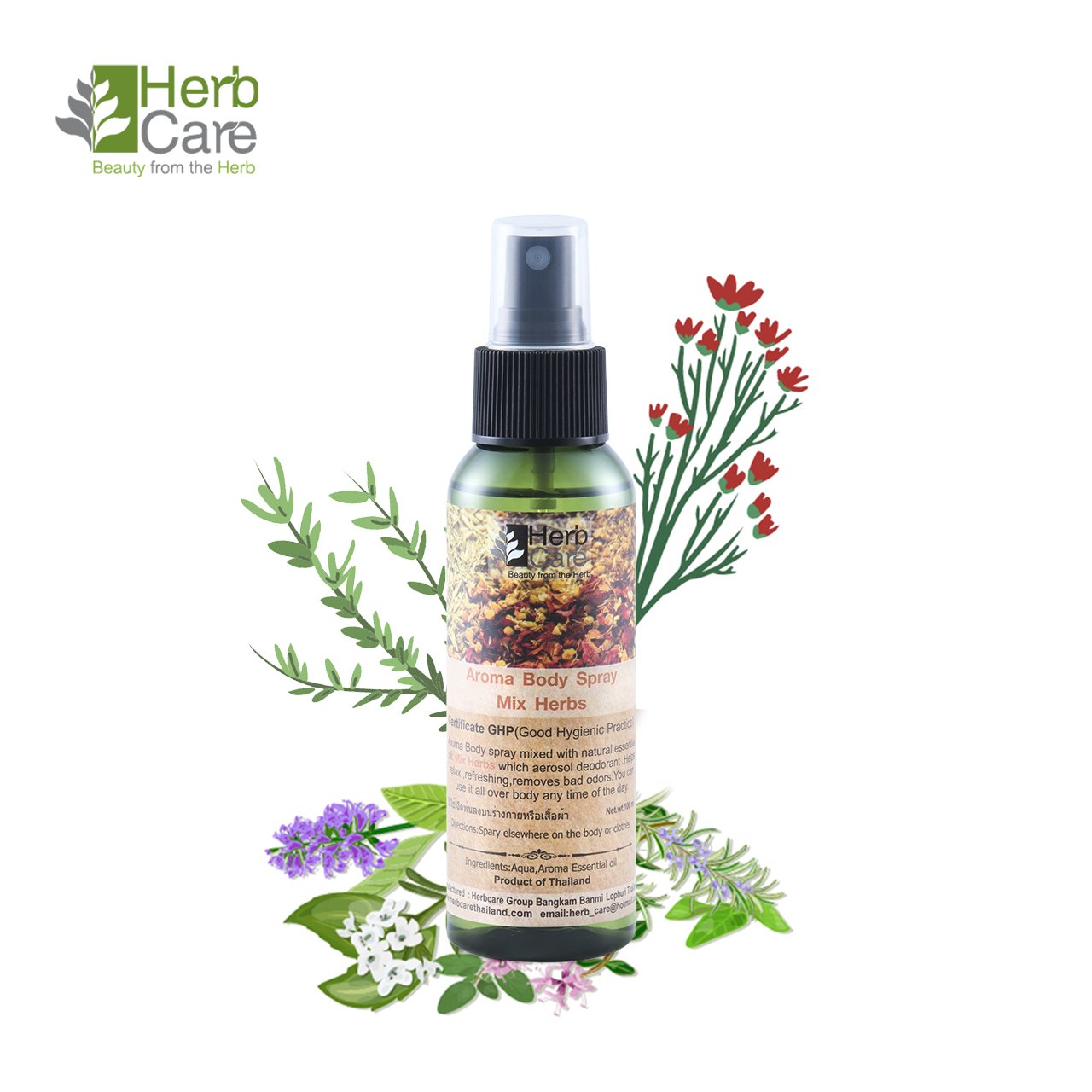 Mixed Herbs : Aroma Body Spray