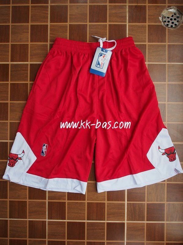 กางเกง NBA Chicago Bulls สีแดง