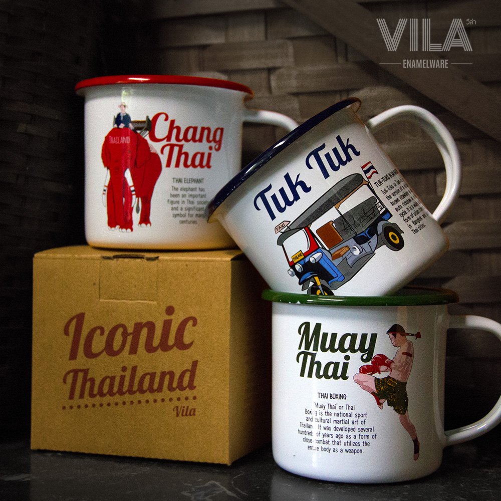 THE ICONIC THAI-Enamel Mug