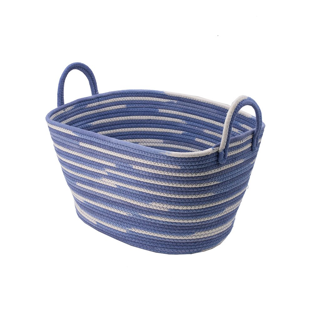 ตะกร้าผ้า OVAL BLUE Basket Size-S