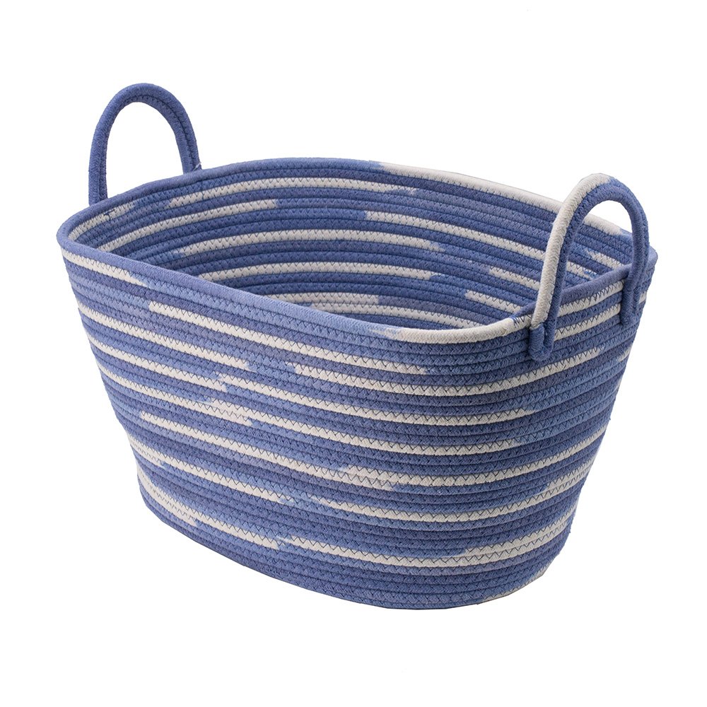 ตะกร้าผ้า OVAL BLUE Basket Size-L