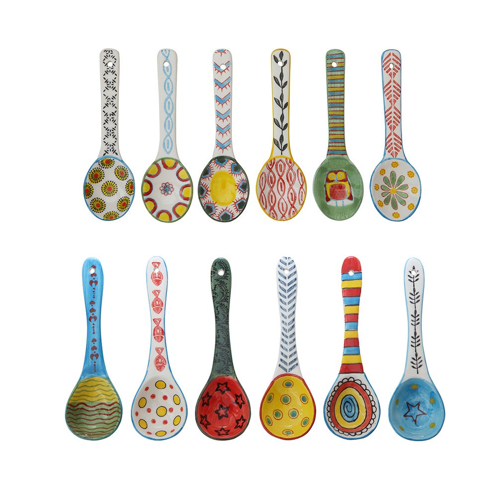 ช้อนเซรามิค Hand-Painted Stoneware Spoon