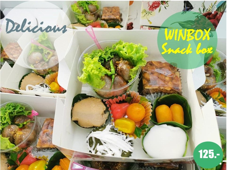 snack box ขนมไทย  snack box ขนมไทย