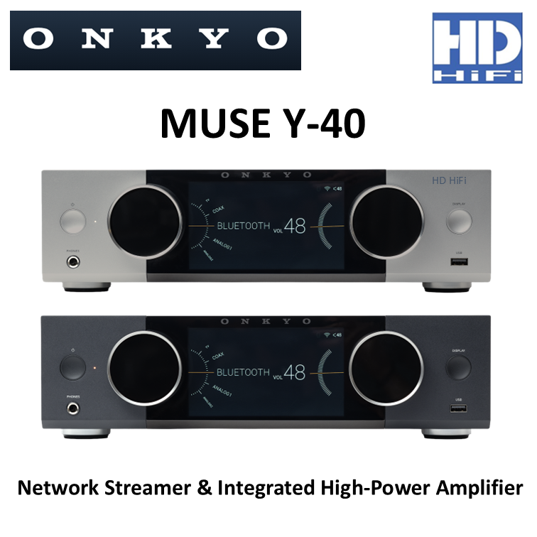 Onkyo Muse Y40 Network Streamer & Integrated High-Power Amplifier