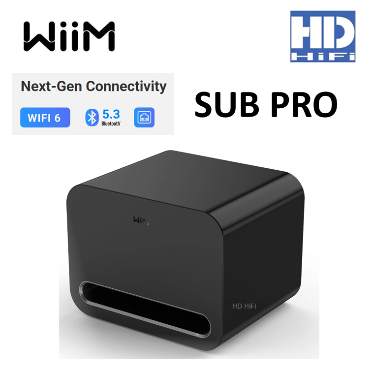 Wiim Sub Rear Panel WiiM Sub Pro Subwoofer Speaker