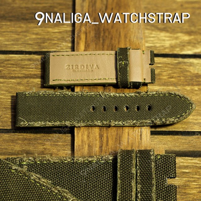PAM 44 mm Canvas Wade style watch strap สายผ้า canvas สีสุดคลาสสิค จากแบรนด์ ZIRDIVA