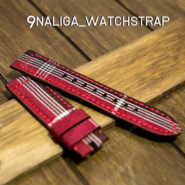 Silk Watch Strap .22/20mm 120/75mm Panerai strap limited edition by ZIRDIVA