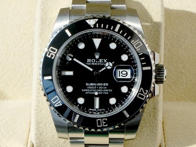 Rolex Submariner Date Ceremic หน้าปัดดำ สภาพสวย หายาก The Best Seller ขายดีที่สุด วันนี้ ขนาด Man size 40M (นาฬิกามือสอง,นาฬิกาRolexมือสอง)