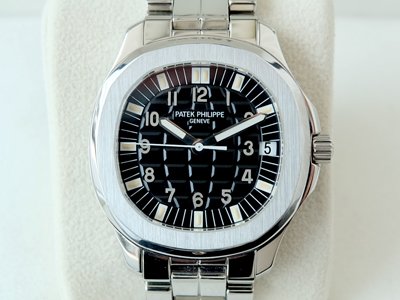 Patek Philippe 5065/1A Aquanaut Steinless Steel หน้าปัดดำ หลังเปลือย สุดสวยหรู เรือนนี้ได้สาย ขนาด 38m หายาก หายาก  (นาฬิกามือสอง,นาฬิกาPatekมือสอง)