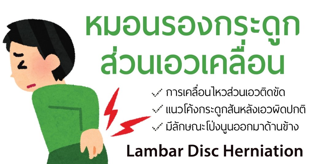โรคหมอนรองกระดูกส่วนเอวเคลื่อน  Lambar Disc Herniation  腰椎间盘突出症