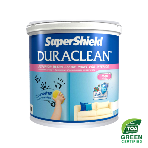 TOA SuperShield Duraclean Matt สีทาผนังภายใน
