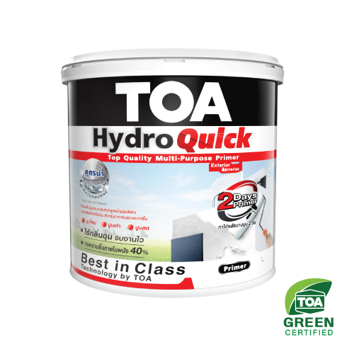 ภาพบรรจุภัณฑ์ TOA Hydro Quick Primer สำหรับตรวจชื่อรุ่นก่อนเลือกซื้อ