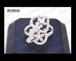 แหวนเพชร (Diamonds Ring) เพชร Heart & Arrow - Russian Cut