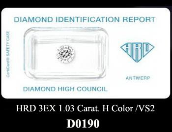 HRD 3EX 1.03 Carat