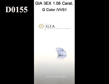 GIA 3EX 1.06 Carat