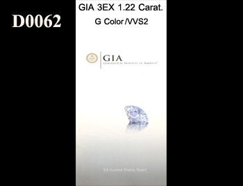 GIA 3EX 1.22 Carat