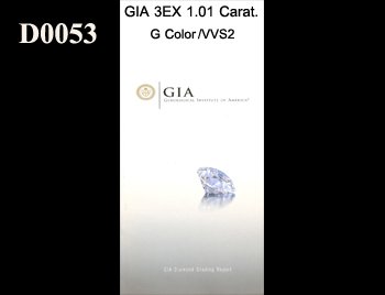 GIA 3EX 1.01 Carat