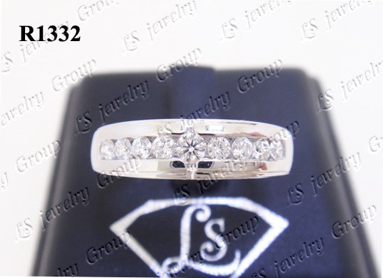 แหวนแต่งงาน เพชรรอบนิ้ว R1338