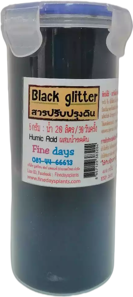 Black Glitter เแบล็ก กลิตเตอร์  400 กรัม