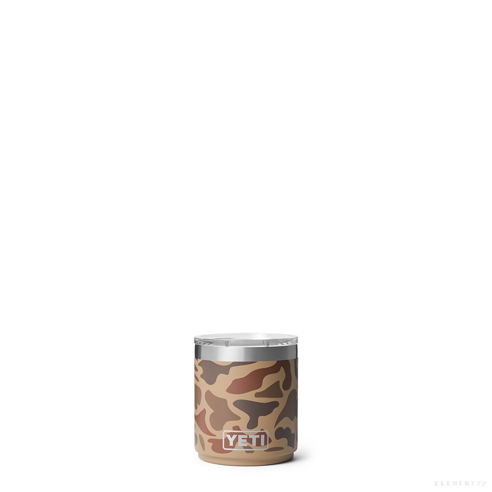 RAMBLER 10 OZ LOWBALL 2.0 WITH MAGSLIDER LID WETLANDS CAMO