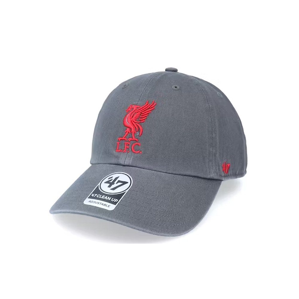 47 BRAND OFFCIAL LOGO LIVERPOOL FC '47 CLEAN UP CHARCOAL - outdoorbotanica