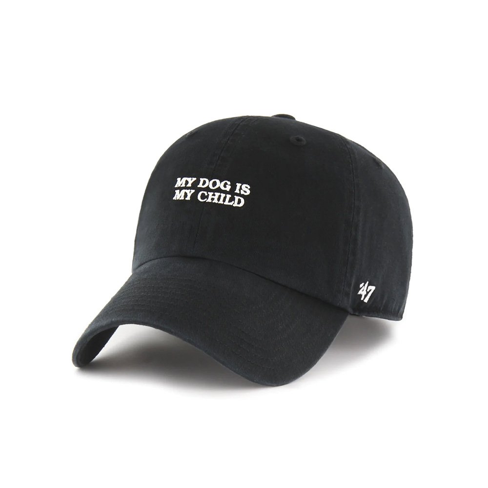 DOG MOM BASE RUNNER ICON '47 CLEAN UP BLACK