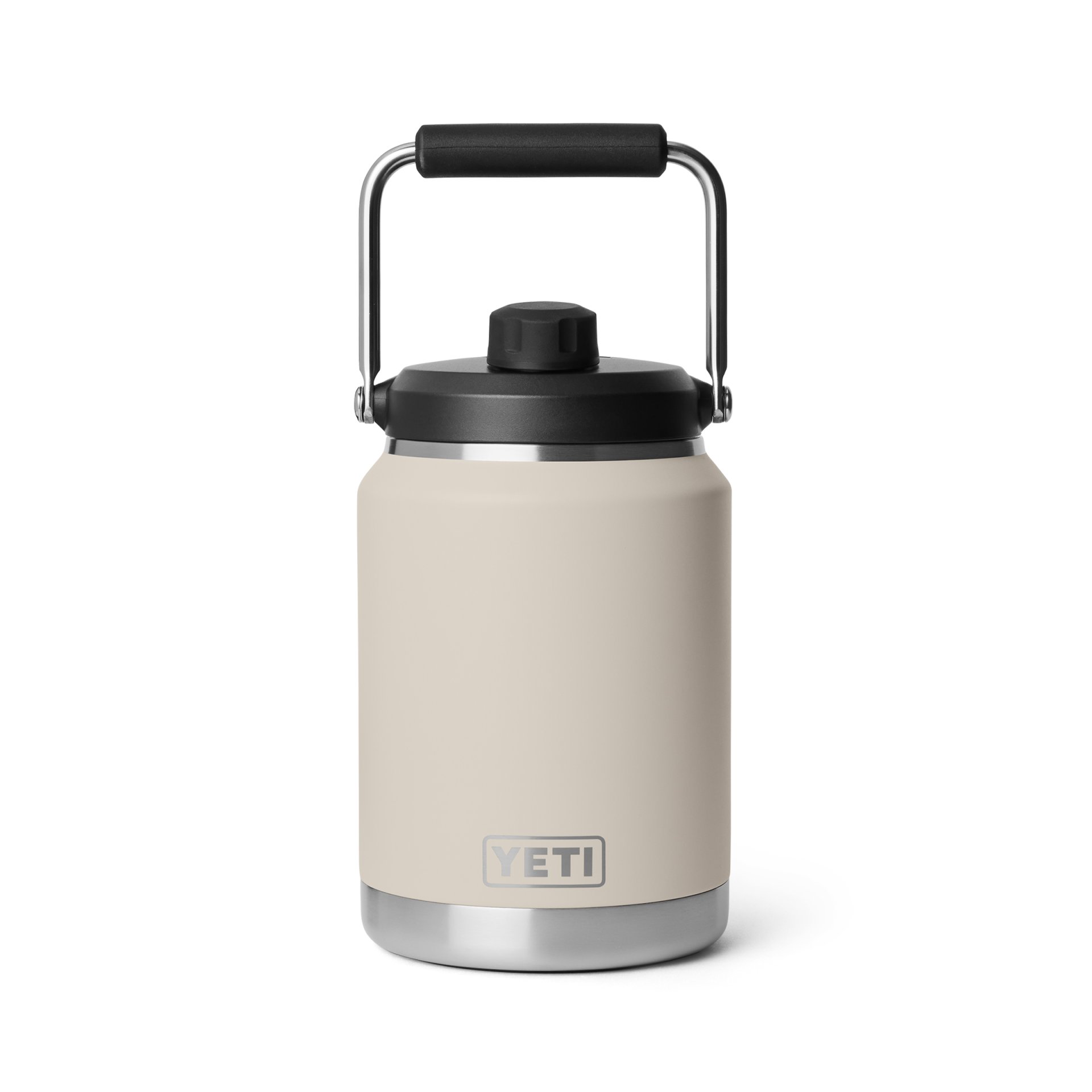 YETI RAMBLER HALF GALLON JUG STAINLESS STEEL