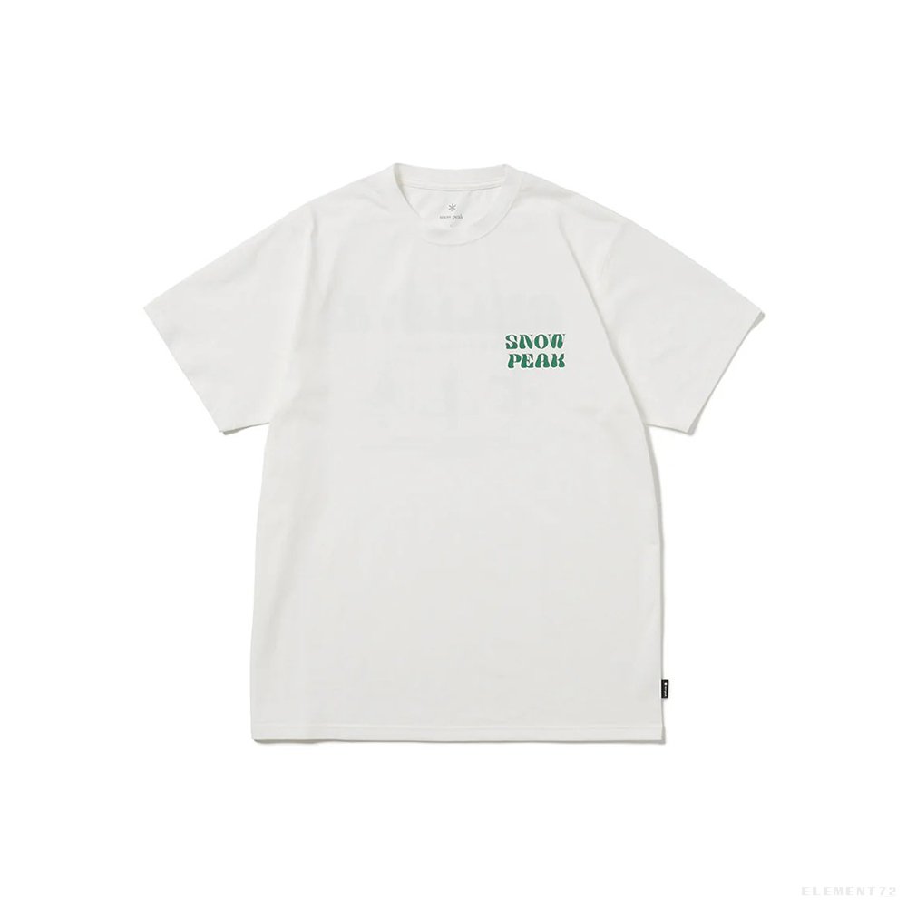 Snow Peak CAMPING GRAPHIC T-SHIRT ( OFF WHITE )