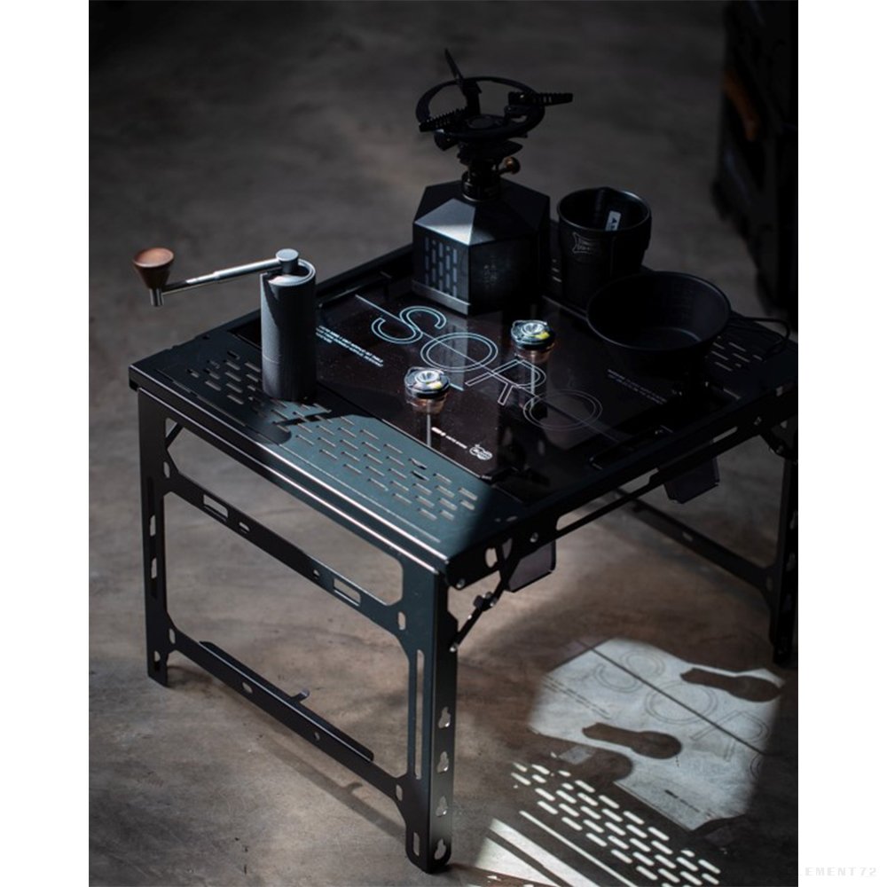 UNITO SORO TABLE ACRYLIC CLEAR BLACK