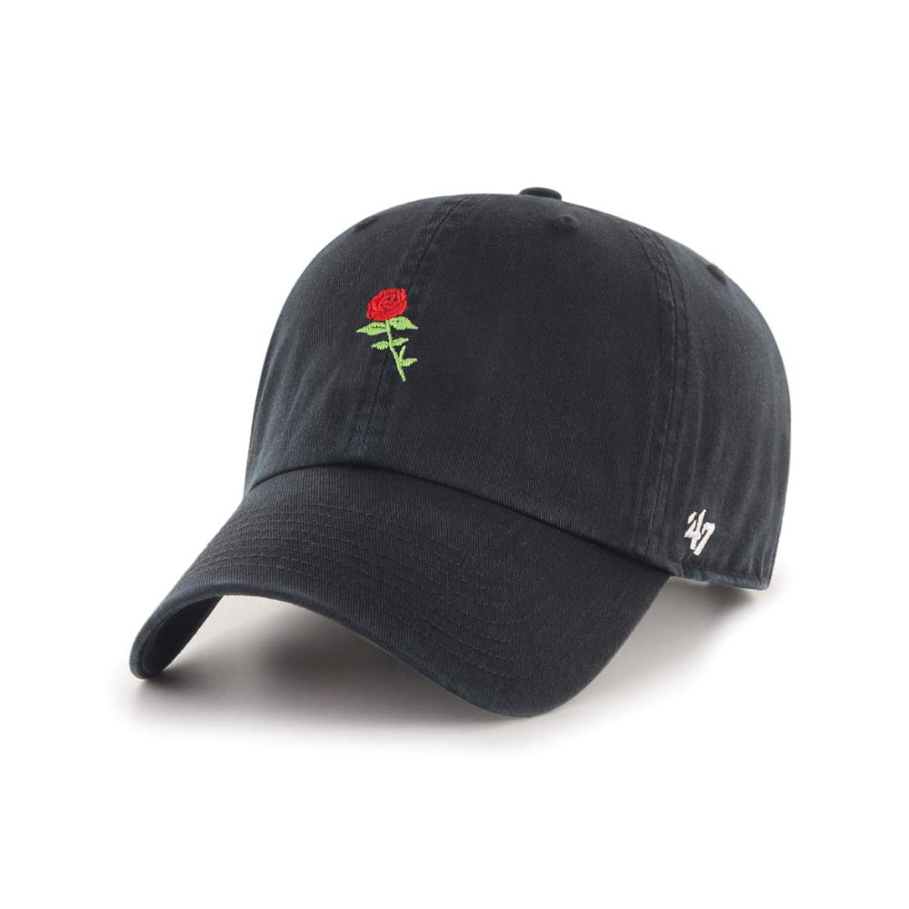 ROSE FLOWER 47 CLEAN UP BLACK