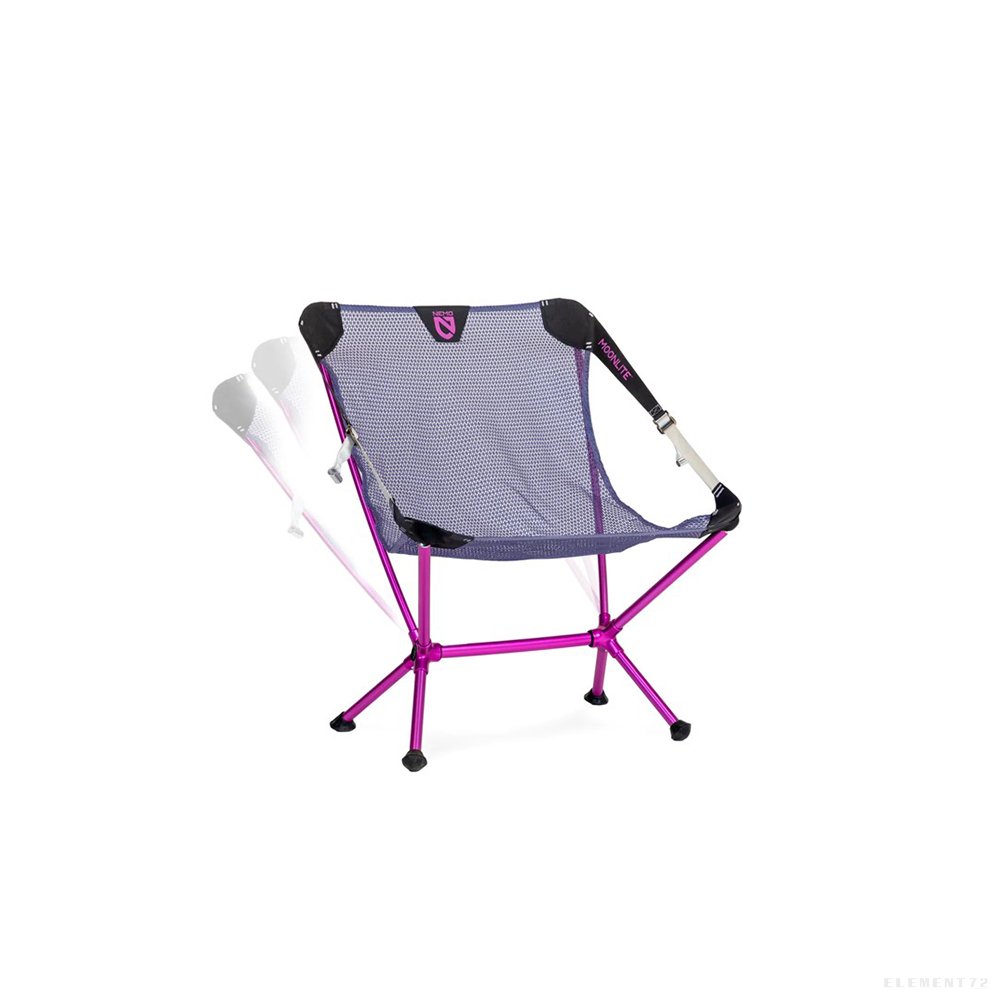 Nemo Moonlite™ Reclining Camp Chair GRANITE/ROSEBUD