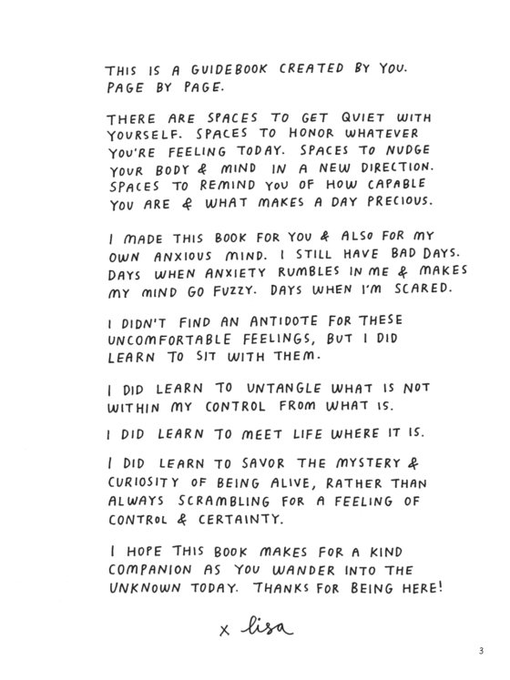 (ENG) Guidebook to the Unknown A Journal for Anxious Minds / Lisa