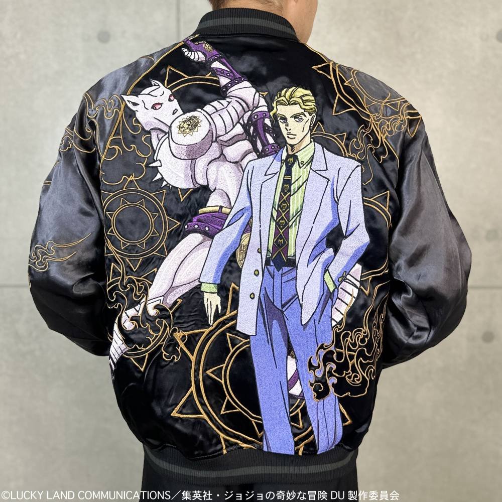 [Price 11,990/Deposit 9,990][NOV2025] Reversible Sukajan Jacket, Yoshikage Kira, Jojo's Bizarre Adventure, Diamond is unbreakable