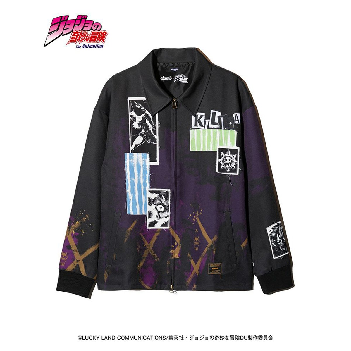 [ราคา 12,100/มัดจำ 10,100][เมษายน2569] เสื้อแจ๊คเก็ต, คิลเลอร์ ควีน, เพชรแท้ไม่มีวันสลาย, โจโจ้ ล่าข้ามศตวรรษ,  Glamb, Jojo's Bizarre Adventure, Diamond is unbreakable, Jacket, Killer Queen