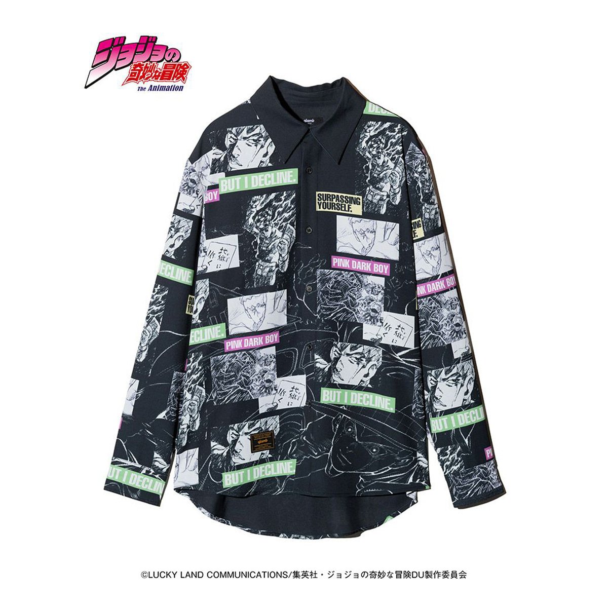 [ราคา 6,990/มัดจำ 5,990][เมษายน2569] เสื้อเชิร์ท, คิชิเบะ โรฮัง, เพชรแท้ไม่มีวันสลาย, โจโจ้ ล่าข้ามศตวรรษ,  Glamb, Jojo's Bizarre Adventure, Diamond is unbreakable, Shirt, Kishibe Rohan